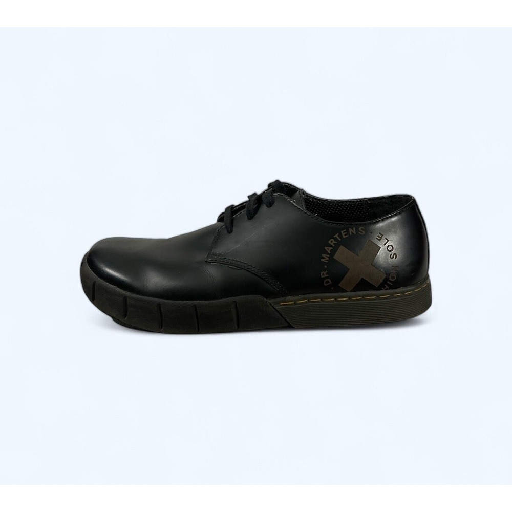 Dr Martens 12356 Unisex Bram 3 Eye Black Leather Lace Up Oxfords Shoes Men 10